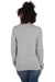 Hanes 5286 Mens ComfortSoft Long Sleeve Crewneck T-Shirt Oxford Grey Back