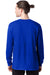 Hanes 5286 Mens ComfortSoft Long Sleeve Crewneck T-Shirt Athletic Royal Blue Back