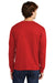 Hanes 5286 Mens ComfortSoft Long Sleeve Crewneck T-Shirt Athletic Red Back