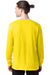 Hanes 5286 Mens ComfortSoft Long Sleeve Crewneck T-Shirt Athletic Yellow Back