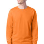 Hanes Mens ComfortSoft Long Sleeve Crewneck T-Shirt - Tennessee Orange