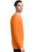 Hanes 5286 Mens ComfortSoft Long Sleeve Crewneck T-Shirt Tennessee Orange SIde