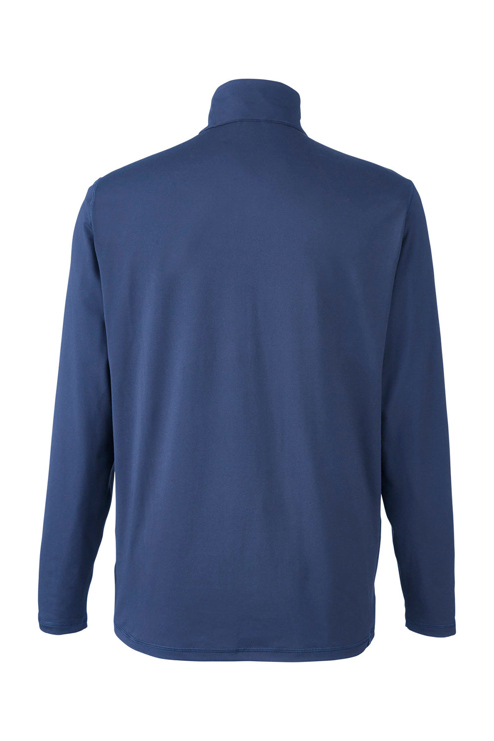 Puma 532016 Mens Cloudspun 1/4 Zip Sweatshirt Heather Navy Blue Flat Back