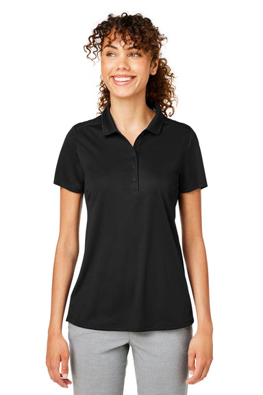 Puma 532989 Womens Gamer Short Sleeve Polo Shirt Black Front