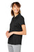 Puma 532989 Womens Gamer Short Sleeve Polo Shirt Black 3Q
