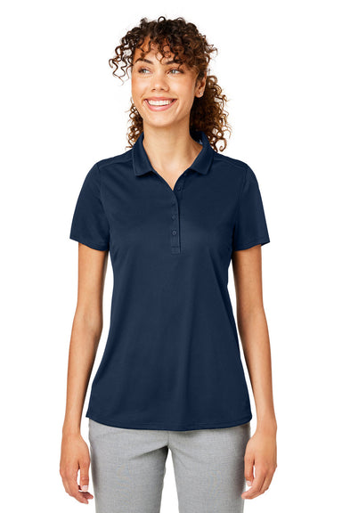 Puma 532989 Womens Gamer Short Sleeve Polo Shirt Navy Blue Front