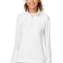Puma Womens Gamer Moisture Wicking 1/4 Zip Sweatshirt - Bright White