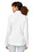 Puma 533007 Womens Gamer 1/4 Zip Sweatshirt Bright White Back