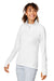 Puma 533007 Womens Gamer 1/4 Zip Sweatshirt Bright White 3Q