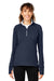 Puma 533007 Womens Gamer 1/4 Zip Sweatshirt Navy Blue Front