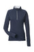 Puma 533007 Womens Gamer 1/4 Zip Sweatshirt Navy Blue Flat Front