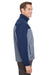 Dri Duck 5350 Motion Wind & Water Resistant Full Zip Jacket Heather Deep Blue Side