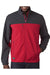 Dri Duck 5350 Mens Motion Wind & Water Resistant Full Zip Jacket Red/Charcoal Grey Front