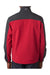 Dri Duck 5350 Mens Motion Wind & Water Resistant Full Zip Jacket Red/Charcoal Grey Back