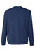 Puma 535500 Mens Cloudspun Crewneck Sweatshirt Heather Navy Blue Flat Back