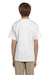 Hanes 5370 Youth EcoSmart Short Sleeve Crewneck T-Shirt White Back