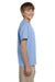 Hanes 5370 Youth EcoSmart Short Sleeve Crewneck T-Shirt Light Blue Side