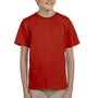 Hanes Youth EcoSmart Short Sleeve Crewneck T-Shirt - Deep Red