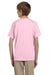 Hanes 5370 Youth EcoSmart Short Sleeve Crewneck T-Shirt Pale Pink Back