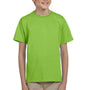 Hanes Youth EcoSmart Short Sleeve Crewneck T-Shirt - Lime Green - Closeout