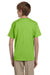 Hanes 5370 Youth EcoSmart Short Sleeve Crewneck T-Shirt Lime Green Back