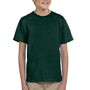 Hanes Youth EcoSmart Short Sleeve Crewneck T-Shirt - Deep Forest Green