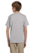 Hanes 5370 Youth EcoSmart Short Sleeve Crewneck T-Shirt Light Steel Grey Back