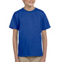 Hanes Youth EcoSmart Short Sleeve Crewneck T-Shirt - Deep Royal Blue