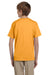 Hanes 5370 Youth EcoSmart Short Sleeve Crewneck T-Shirt Gold Back