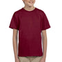 Hanes Youth EcoSmart Short Sleeve Crewneck T-Shirt - Cardinal Red