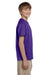 Hanes 5370 Youth EcoSmart Short Sleeve Crewneck T-Shirt Purple Side