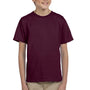 Hanes Youth EcoSmart Short Sleeve Crewneck T-Shirt - Maroon