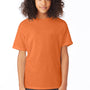 Hanes Youth EcoSmart Short Sleeve Crewneck T-Shirt - Safety Orange