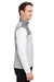 Puma 537465 Mens Cloudspun Colorblock Full Zip Vest Quiet Shade Grey/Heather High Rise Grey Side