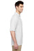 Jerzees 537MSR Mens Easy Care Moisture Wicking Short Sleeve Polo Shirt White Side