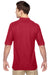 Jerzees 537MSR Mens Easy Care Moisture Wicking Short Sleeve Polo Shirt Red Back
