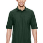 Jerzees Mens Easy Care Moisture Wicking Short Sleeve Polo Shirt - Forest Green - Closeout