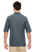 Jerzees 537MSR Mens Easy Care Moisture Wicking Short Sleeve Polo Shirt Charcoal Grey Back