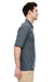 Jerzees 537MSR Mens Easy Care Moisture Wicking Short Sleeve Polo Shirt Charcoal Grey Side