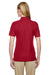 Jerzees 537WR Womens Easy Care Moisture Wicking Short Sleeve Polo Shirt Red Back