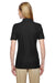 Jerzees 537WR Womens Easy Care Moisture Wicking Short Sleeve Polo Shirt Black Back