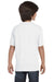 Hanes 5380 Youth Beefy-T Short Sleeve Crewneck T-Shirt White Back