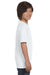 Hanes 5380 Youth Beefy-T Short Sleeve Crewneck T-Shirt White Side