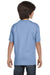 Hanes 5380 Youth Beefy-T Short Sleeve Crewneck T-Shirt Light Blue Back