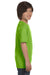 Hanes 5380 Youth Beefy-T Short Sleeve Crewneck T-Shirt Lime Green Side