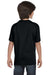 Hanes 5380 Youth Beefy-T Short Sleeve Crewneck T-Shirt Black Back