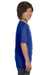 Hanes 5380 Youth Beefy-T Short Sleeve Crewneck T-Shirt Royal Blue Side