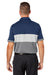 Puma 538930 Mens Cloudspun Highway Short Sleeve Polo Shirt Navy Blue Blazer Back