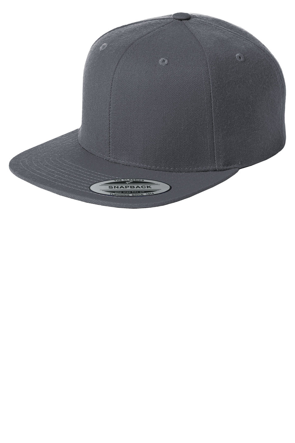 Sport-Tek STC19 Mens Adjustable Hat Graphite Grey Front