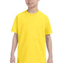 Hanes Youth ComfortSoft Short Sleeve Crewneck T-Shirt - Yellow